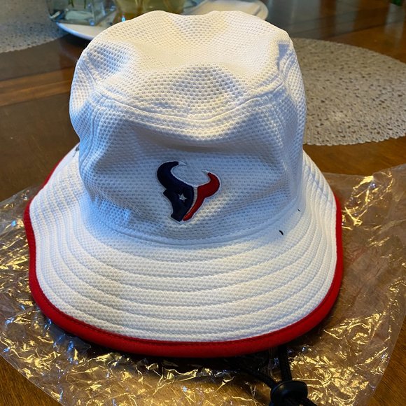 NEW ERA Houston Texans team Hat. Bucket Hat. - Picture 2 of 6